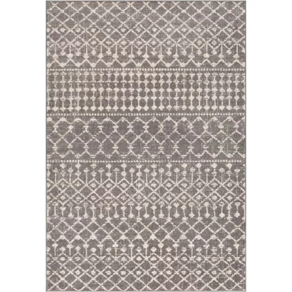 Artistic Weavers Hapsburg Moroccan Shag Area Rug 67 Square BeigeMedium Gray 5 ft 3 in x 7 ft 3 in