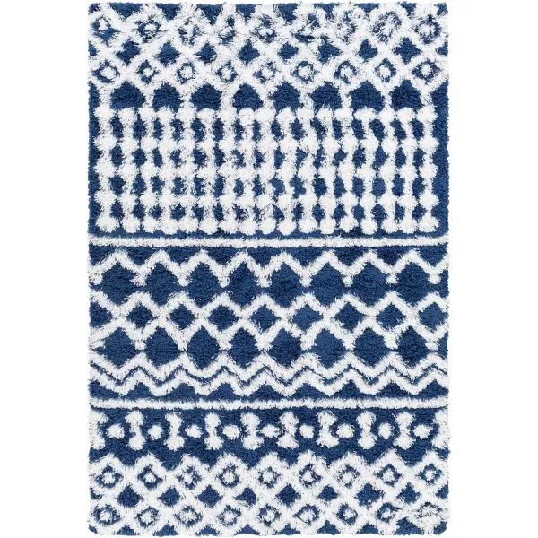 Artistic Weavers Hapsburg Moroccan Shag Area Rug 67 Square BeigeNavyWhite 710 x 103