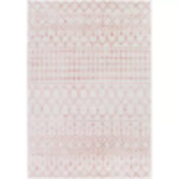 Artistic Weavers Hapsburg Moroccan Shag Area Rug 67 Square BeigePale Pink 5 ft 3 in x 7 ft 3 in