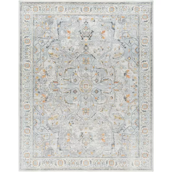 Artistic Weavers Hassler Area Rug 5 x 75 Light BlueOrangeArtistic Weavers Hassler Area Rug 5 x 75 Light BlueOrange