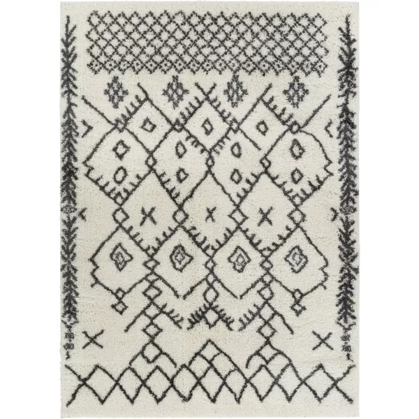 Artistic Weavers Hawk Bohemian Shag Area Rug 53 x 73 CreamCharcoalArtistic Weavers Hawk Bohemian Shag Area Rug 53 x 73 CreamCharcoal