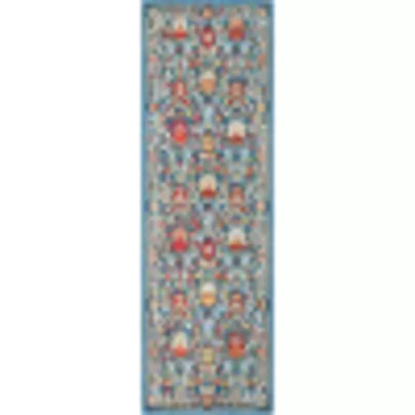 Artistic Weavers Hearthfire Traditional Oriental Area Rug 7 ft 10 in x 9 ft 10 in White RedNavyKhaki 26 x 710