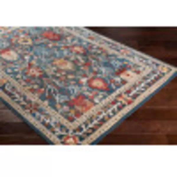 Artistic Weavers Hearthfire Traditional Oriental Area Rug 7 ft 10 in x 9 ft 10 in White RedNavyKhaki 5 ft 1 in x 7 ft 5 in