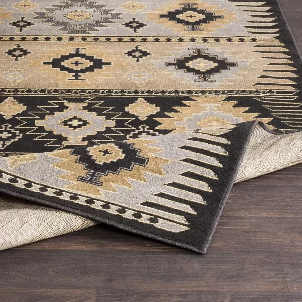 Artistic Weavers Hepburn Area Rugs 710 x 112 BlackBlack 1 ft 10 in x 2 ft 11 in