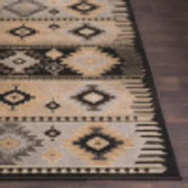 Artistic Weavers Hepburn Area Rugs 710 x 112 BlackBlack 2 ft 2 in x 7 ft 7 in