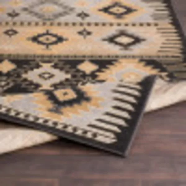 Artistic Weavers Hepburn Area Rugs 710 x 112 BlackBlack 2 ft 2 in x 7 ft 7 in