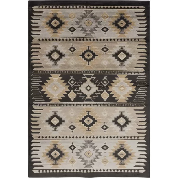 Artistic Weavers Hepburn Area Rugs 710 x 112 BlackBlack 5 ft 3 in x 7 ft 9 in