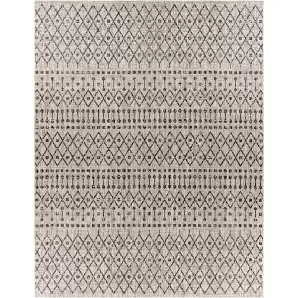 Artistic Weavers Hinata Bohemian Outdoor Area Rug 67 Square Black10 x 14 Black