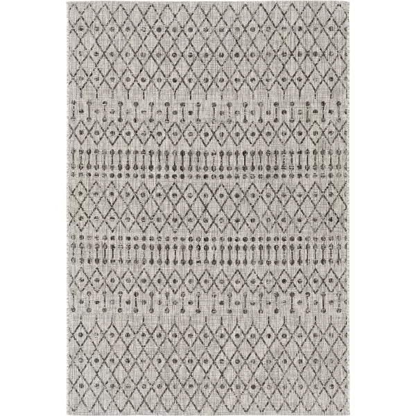 Artistic Weavers Hinata Bohemian Outdoor Area Rug 67 Square Black53 x 77 Black