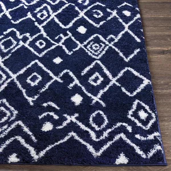 Artistic Weavers Hopper Bohemian Shag Area Rug2 x 3 Dark Blue