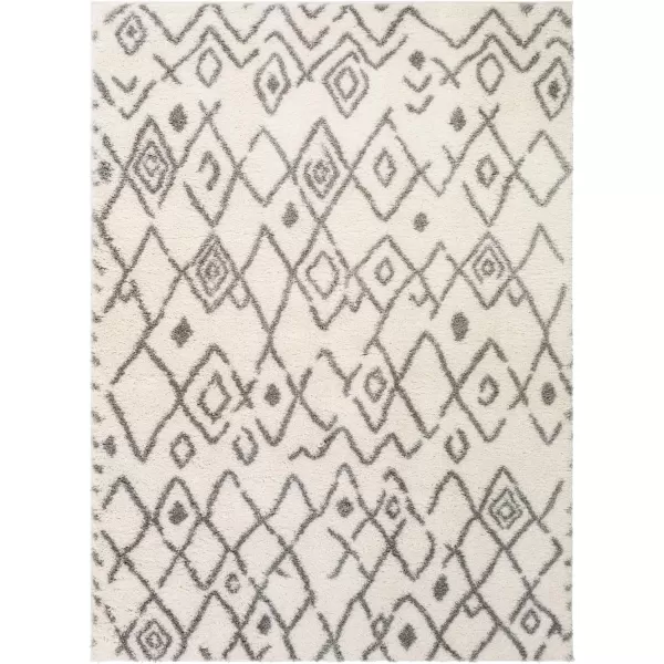 Artistic Weavers Hopper Bohemian Shag Area Rug2 x 3 GrayCream