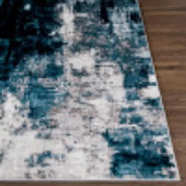 Artistic Weavers Houda Modern Abstract Area Rug2 x 3 NavyAqua