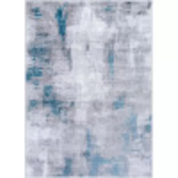 Artistic Weavers Houda Modern Abstract Area Rug53 x 73 AquaGray