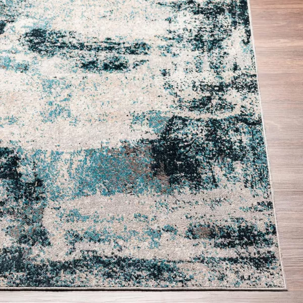 Artistic Weavers Houda Modern Abstract Washable Area Rug53 x 7Blue27 x 73