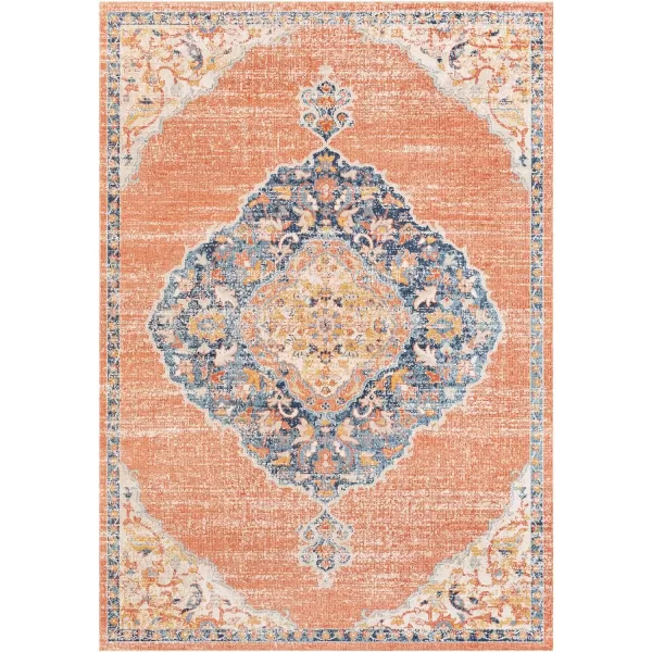 Artistic Weavers Huntington Beach Outdoor Bohemian Medallion Area Rug53 x 7OrangeArtistic Weavers Huntington Beach Outdoor Bohemian Medallion Area Rug53 x 7Orange