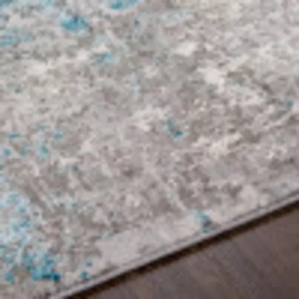 Artistic Weavers Iona Abstract Industrial Area Rug 53 x 7 Burnt OrangeGray53 x 7 Medium GrayLight Blue