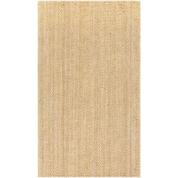 Artistic Weavers Iraja Herringbone Natural Fiber Woven Area Rug 12 x 15 Wheat2 x 3 Wheat