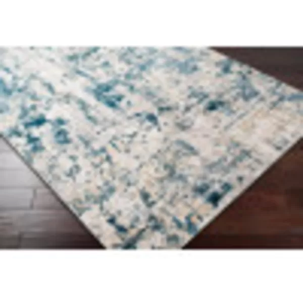 Artistic Weavers Jameela Modern Abstract Area Rug Silver GrayT 53 x 73Denim  Beige 2 X 211