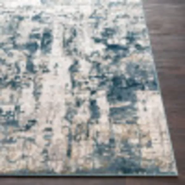 Artistic Weavers Jameela Modern Abstract Area Rug Silver GrayT 53 x 73Denim  Beige 2 X 211