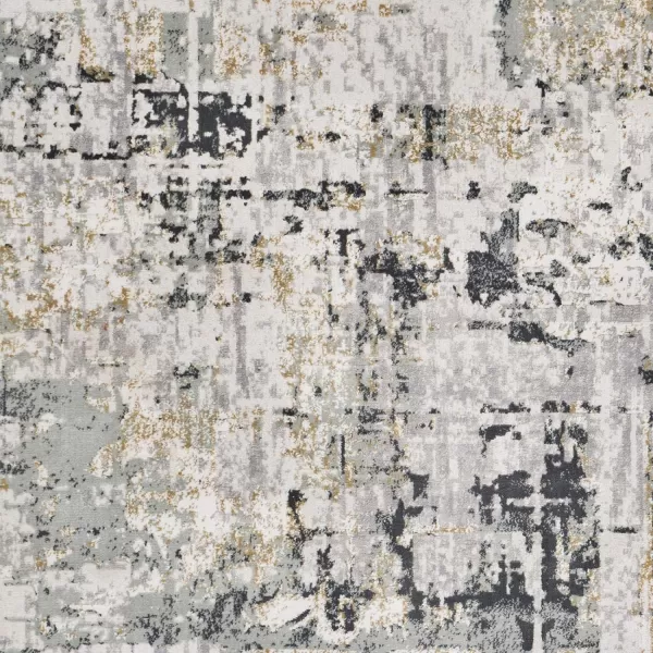 Artistic Weavers Jameela Modern Abstract Area Rug Silver GrayT 53 x 73Silver Gray  T 2 X 211