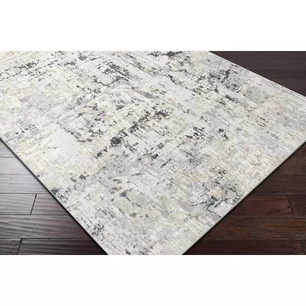 Artistic Weavers Jameela Modern Abstract Area Rug Silver GrayT 53 x 73Silver Gray  T 2 X 211