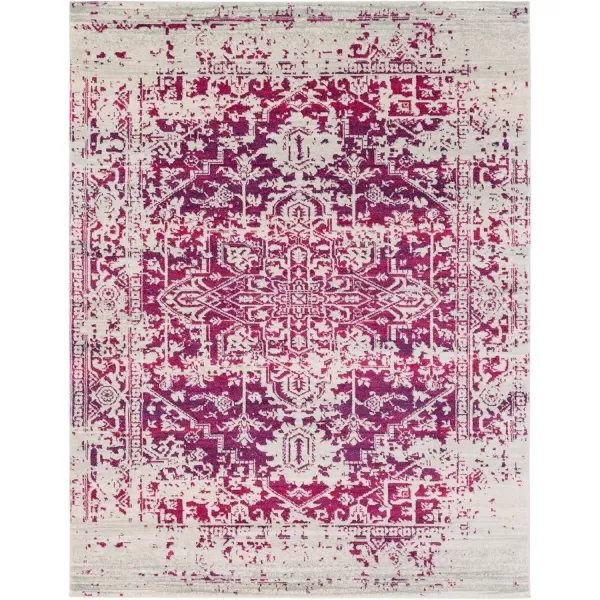 Artistic Weavers Janine Vintage Medallion Area Rug12 x 18GreyDark Purple 710 x 103