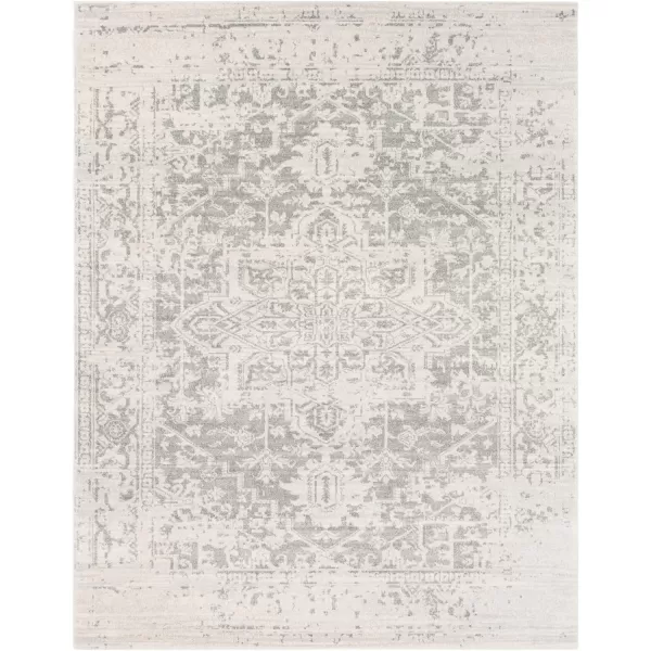 Artistic Weavers Janine Vintage Medallion Area Rug12 x 18GreyGrey 710 x 103