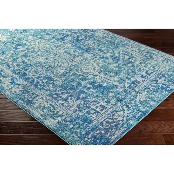 Artistic Weavers Janine Vintage Medallion Area Rug12 x 18GreyTeal 2 x 3