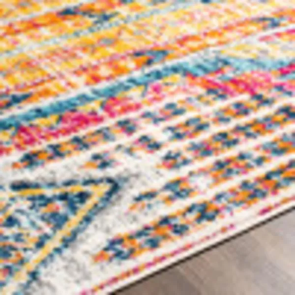 Artistic Weavers Janis Bohemian Tribal Area Rug 53 x 71 OrangeArtistic Weavers Janis Bohemian Tribal Area Rug 53 x 71 Orange