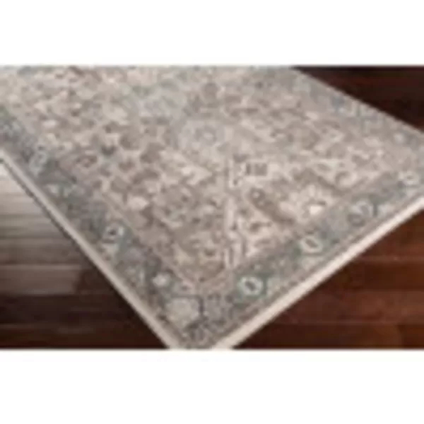 Artistic Weavers Javan BrickCharcoal Area Rug 710 x 10352 x 7 Aqua  Charcoal