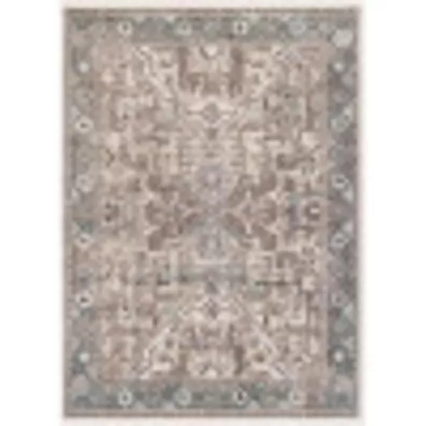 Artistic Weavers Javan BrickCharcoal Area Rug 710 x 10352 x 7 Aqua  Charcoal