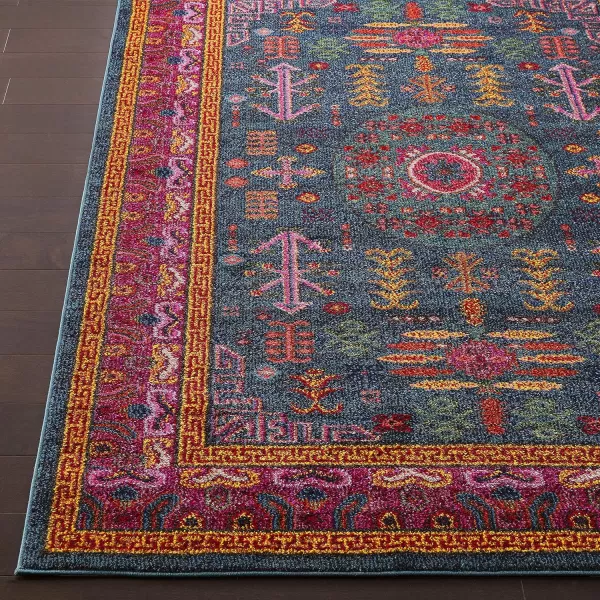 Artistic Weavers Johanna Vintage Oriental Area Rug710 x 102Teal2 x 211 Teal