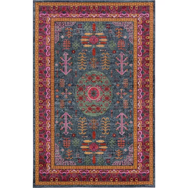 Artistic Weavers Johanna Vintage Oriental Area Rug710 x 102Teal2 x 211 Teal