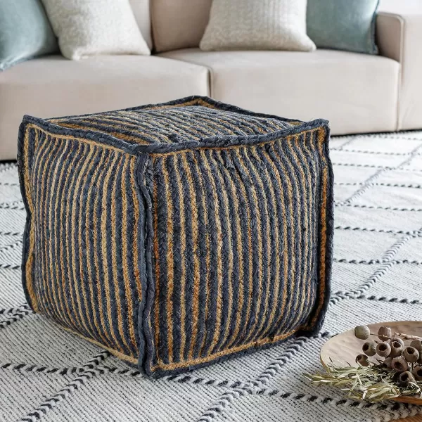 Artistic Weavers Kabin 18 x 18 x 18 Pouf 18 H x 18 W x 18 D NaturalMultiArtistic Weavers Kabin 18 x 18 x 18 Pouf 18 H x 18 W x 18 D NaturalMulti