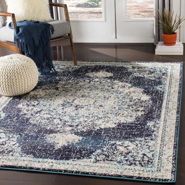 Artistic Weavers Kimber Area Rug 53 Round Gray and Teal2 x 3 Blue and Gray