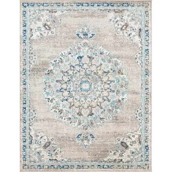 Artistic Weavers Kimber Area Rug 53 Round Gray and Teal710 x 103 Gray and Teal