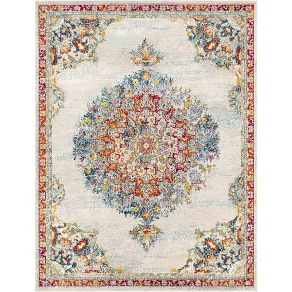 Artistic Weavers Kimber Area Rug 53 Round Gray and Teal710 x 103 Multicolored