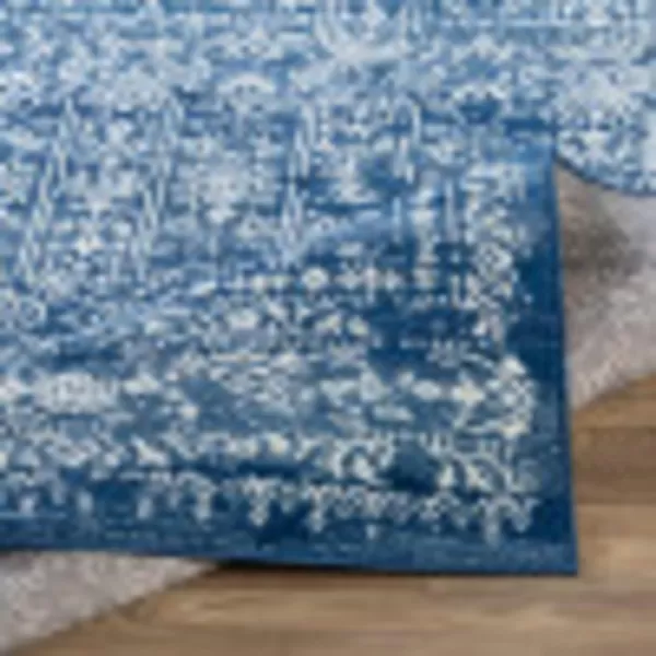 Artistic Weavers Klaudia Trellis Modern Area Rug710 SquareLight GreyDark Blue 53 x 71 Area Rug