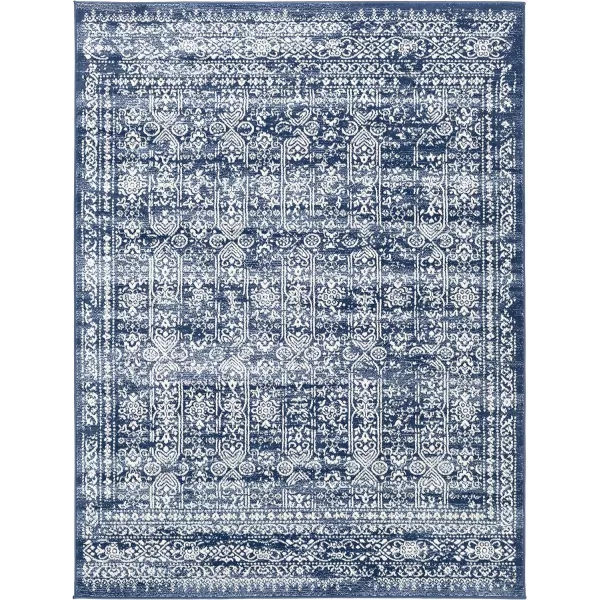 Artistic Weavers Klaudia Trellis Modern Area Rug710 SquareLight GreyDark Blue 9 x 123 Area Rug