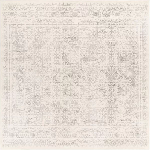 Artistic Weavers Klaudia Trellis Modern Area Rug710 SquareLight GreyLight Grey 710 Square Area Rug