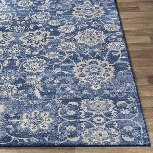 Artistic Weavers Kyra Area Rug 53 x 73 Grey2 x 3 Navy