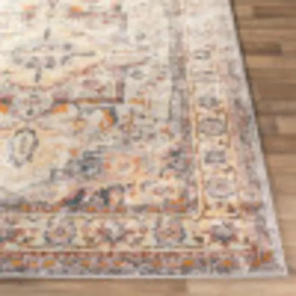 Artistic Weavers Lago Vintage Medallion Area Rug53 x 73 KhakiKhaki 5 ft 3 in x 7 ft 3 in