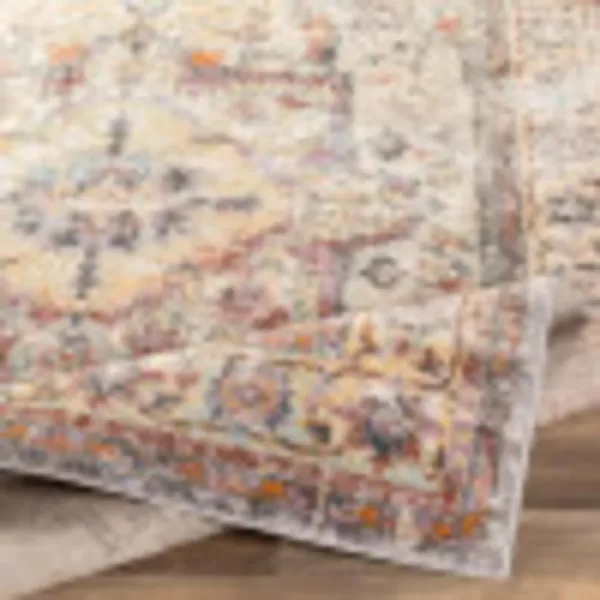 Artistic Weavers Lago Vintage Medallion Area Rug53 x 73 KhakiKhaki 5 ft 3 in x 7 ft 3 in