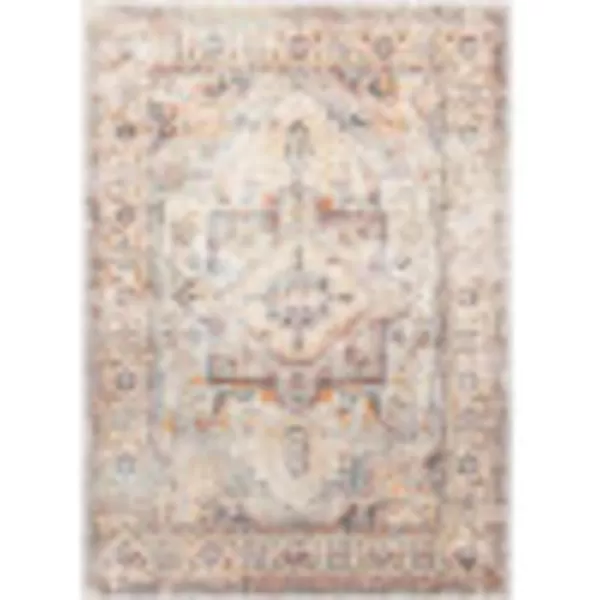 Artistic Weavers Lago Vintage Medallion Area Rug53 x 73 KhakiKhaki 5 ft 3 in x 7 ft 3 in