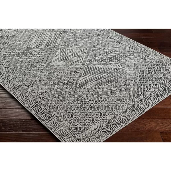 Artistic Weavers Lavadora Bohemian Medallion Washable Area Rug53 x 7Light GrayCharcoal 67 x 9