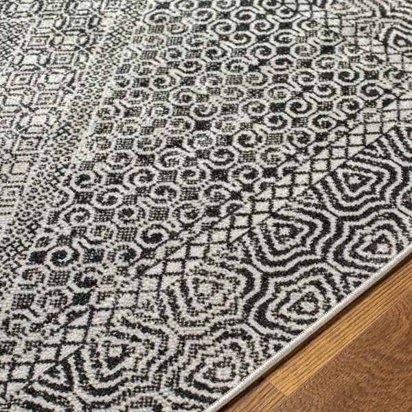 Artistic Weavers Lavadora Bohemian Medallion Washable Area Rug53 x 7Light GrayCharcoal 67 x 9