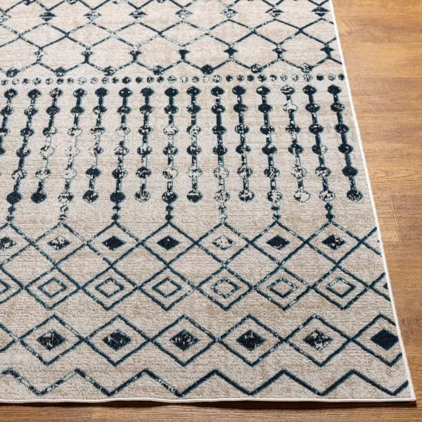 Artistic Weavers Lavadora Boho Machine Washable Area Rug53 x 7NavyGrey27 x 73