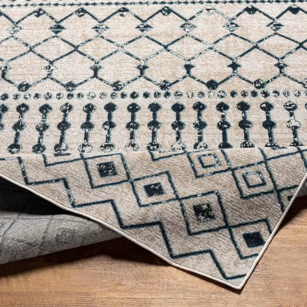 Artistic Weavers Lavadora Boho Machine Washable Area Rug53 x 7NavyGrey53 x 7