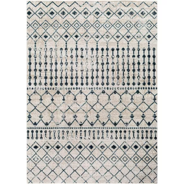 Artistic Weavers Lavadora Boho Machine Washable Area Rug53 x 7NavyGrey53 x 7