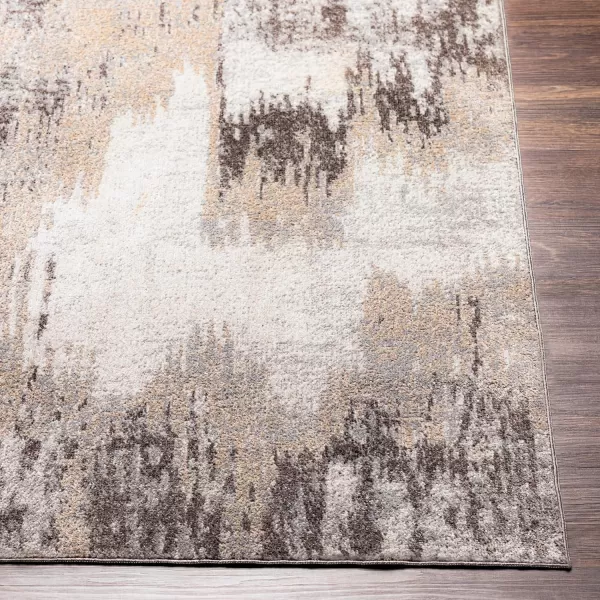 Artistic Weavers Lavadora Modern Abstract Machine Washable Area Rug53 x 7Grey27 x 73